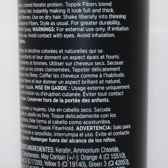 Toppik 27.5g Hair Fibers - All Colors - 100% Authentic - Free Shipping - Picture 7 of 16